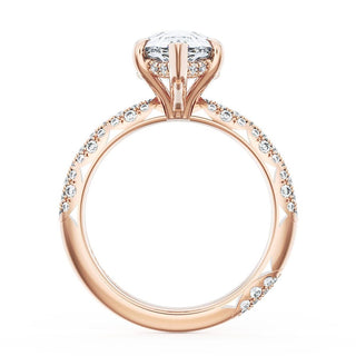 Pear Bloom Engagement Ring
