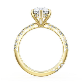 Pear Bloom Engagement Ring