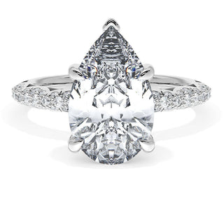 Pear Bloom Engagement Ring