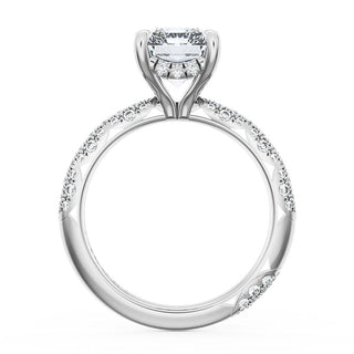 Radiant Bloom Engagement Ring