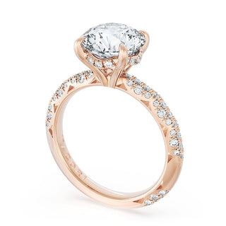 Round Bloom Engagement Ring