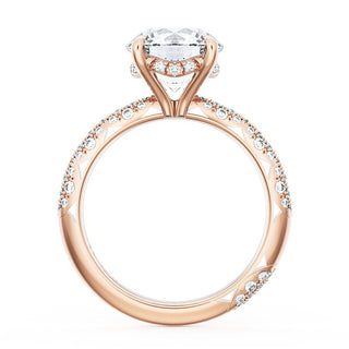 Round Bloom Engagement Ring