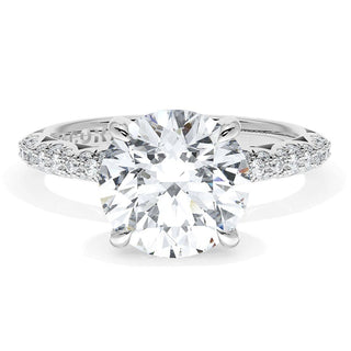 Round Bloom Engagement Ring