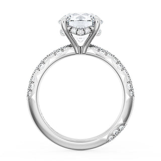 Round Bloom Engagement Ring