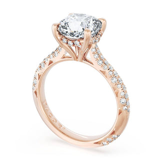 Cushion Bloom Engagement Ring