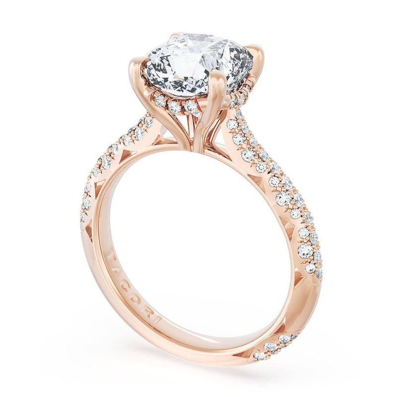 Cushion Bloom Engagement Ring