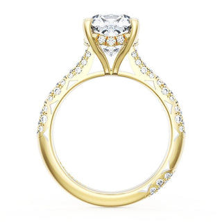 Cushion Bloom Engagement Ring