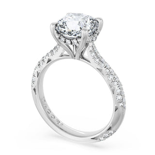 Cushion Bloom Engagement Ring