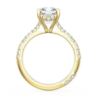 Emerald Bloom Engagement Ring