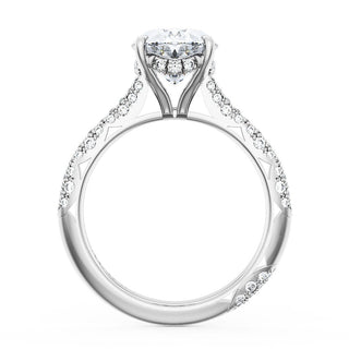 Oval Bloom Engagement Ring