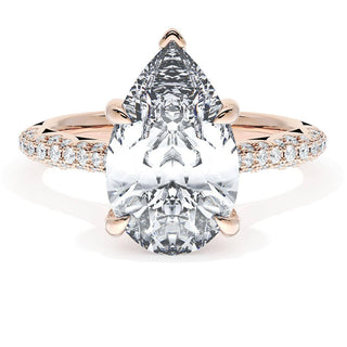 Pear Bloom Engagement Ring
