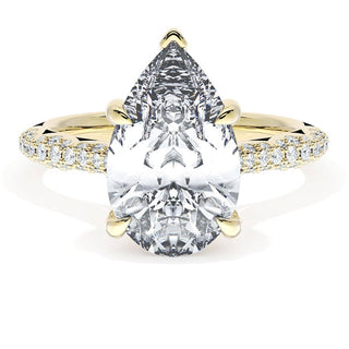 Pear Bloom Engagement Ring