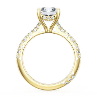 Radiant Bloom Engagement Ring