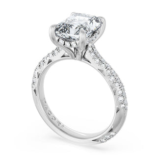 Radiant Bloom Engagement Ring