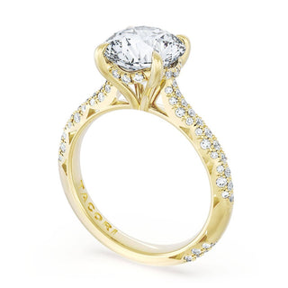 Round Bloom Engagement Ring