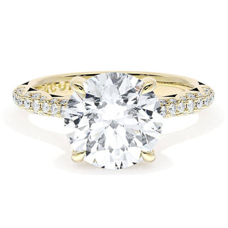 Round Bloom Engagement Ring