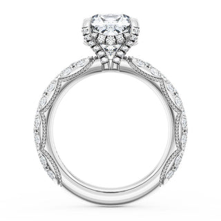 Cushion Bloom Engagement Ring