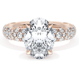 Oval Bloom Engagement Ring
