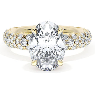 Oval Bloom Engagement Ring