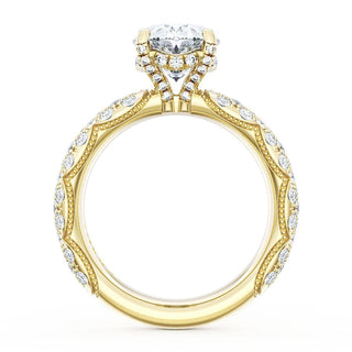 Oval Bloom Engagement Ring