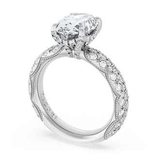 Oval Bloom Engagement Ring