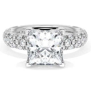 Princess Bloom Engagement Ring