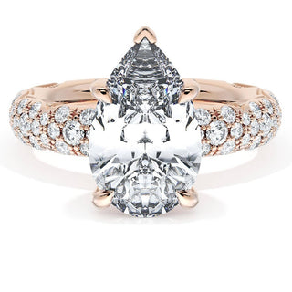 Pear Bloom Engagement Ring