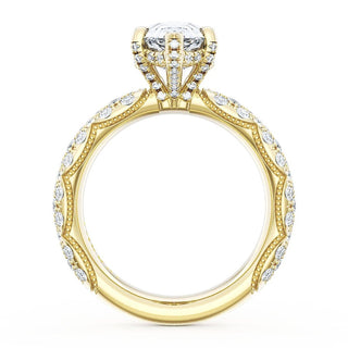 Pear Bloom Engagement Ring