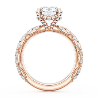 Round Bloom Engagement Ring