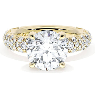 Round Bloom Engagement Ring