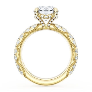 Round Bloom Engagement Ring