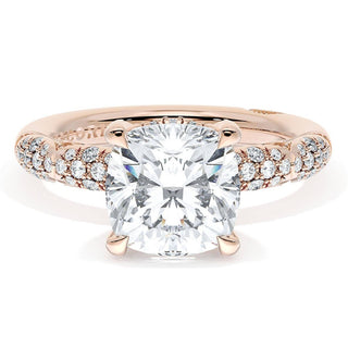 Cushion Bloom Engagement Ring