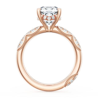 Cushion Bloom Engagement Ring