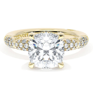Cushion Bloom Engagement Ring