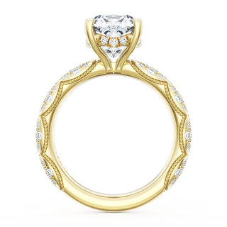 Cushion Bloom Engagement Ring