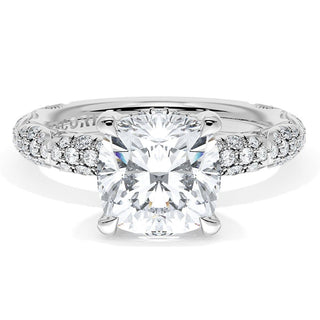Cushion Bloom Engagement Ring