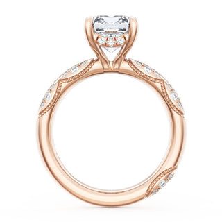 Emerald Bloom Engagement Ring