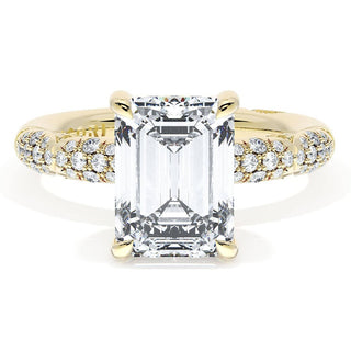 Emerald Bloom Engagement Ring