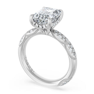 Emerald Bloom Engagement Ring