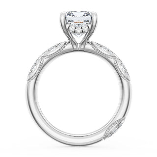 Emerald Bloom Engagement Ring