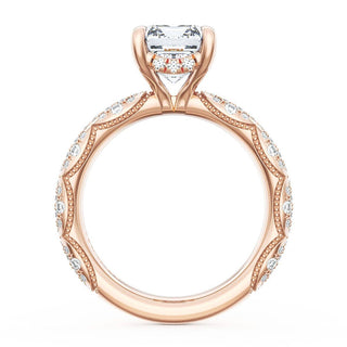 Emerald Bloom Engagement Ring