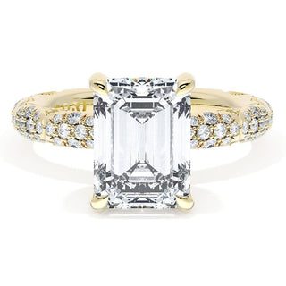 Emerald Bloom Engagement Ring