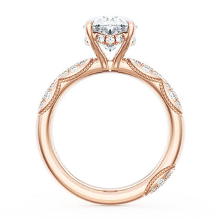 Oval Bloom Engagement Ring