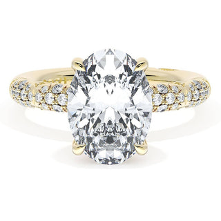 Oval Bloom Engagement Ring