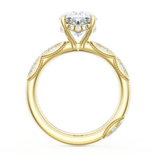 Oval Bloom Engagement Ring