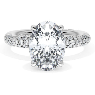 Oval Bloom Engagement Ring