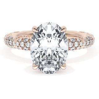 Oval Bloom Engagement Ring