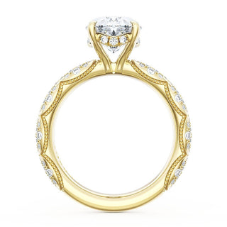 Oval Bloom Engagement Ring