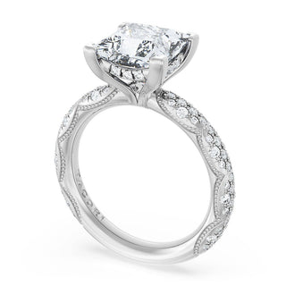 Princess Bloom Engagement Ring