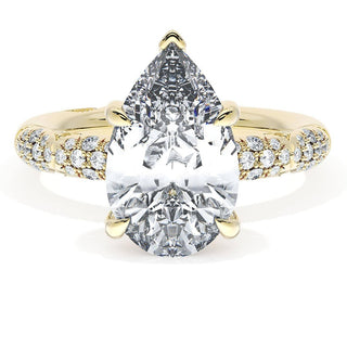 Pear Bloom Engagement Ring